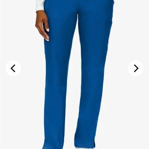 Women's Blue Straight-Leg Pants